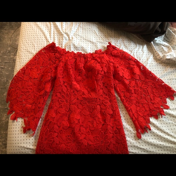 Free people off the shoulder formal dress - Picture 3 of 4